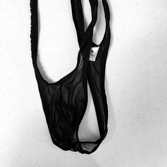 NDS Wear Men's Sheer Bodysuit Thong - Picture 2 of 8